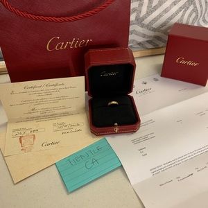 ❌ SOLD ❌ Cartier Mini Love Ring Yellow Gold